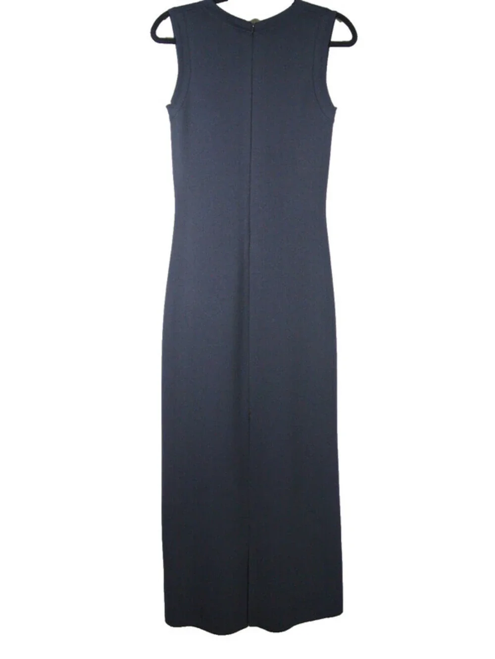 NEW, MaxMara viscose knit sheath dress Navy Size M #DD82